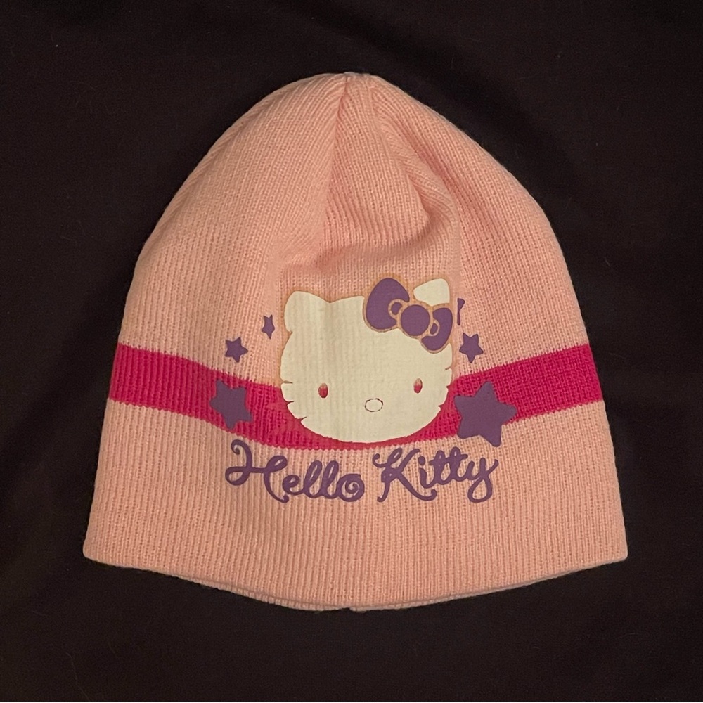 Vintage Hello Kitty Beanie Winter Hat